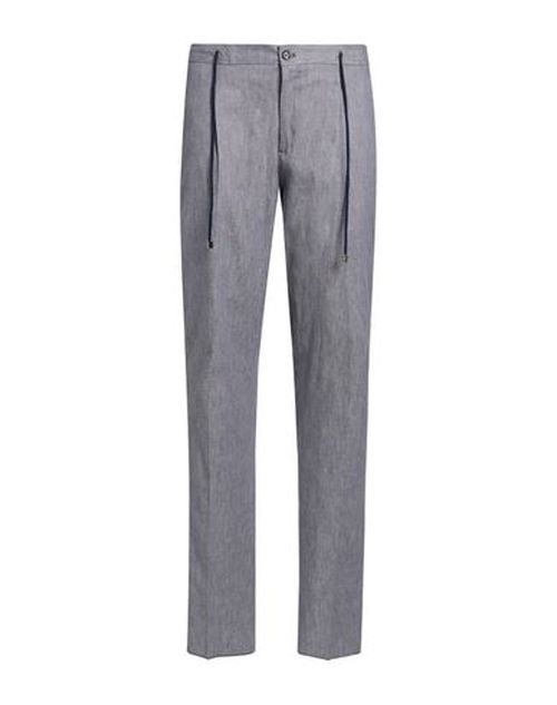 Man Pants Grey Size 40 Cotton, Lyocell, Elastane