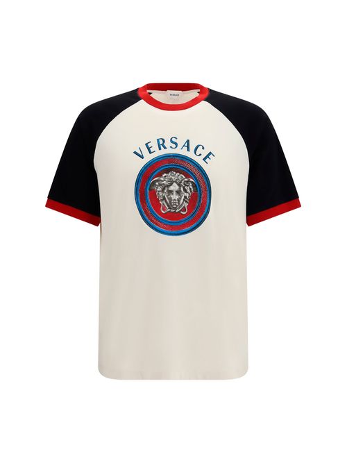 Medusa Logo Raglan T-Shirt — White