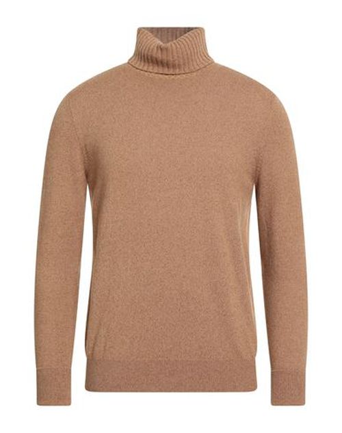 Man Turtleneck Camel Size 38 Cashmere