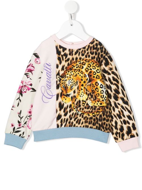 Animal-print sweatshirt - Pink
