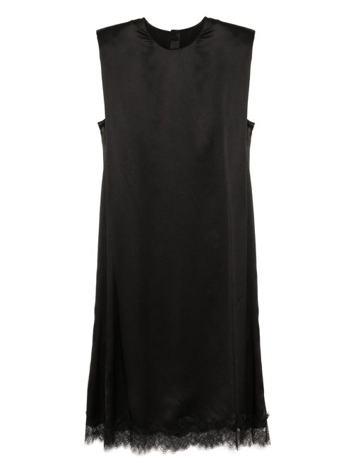 JNBY lace-trim sleeveless dress - Black