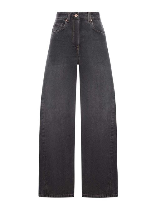 Wide Leg Denim Jeans