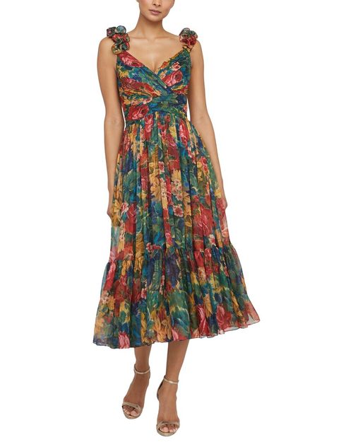 Tate Ruffle Shoulder Dress