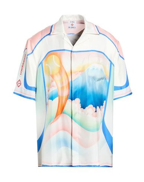 Man Shirt Light pink Size L Silk