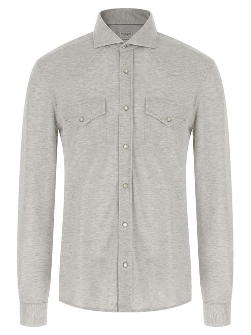 Piqué Cotton Shirt