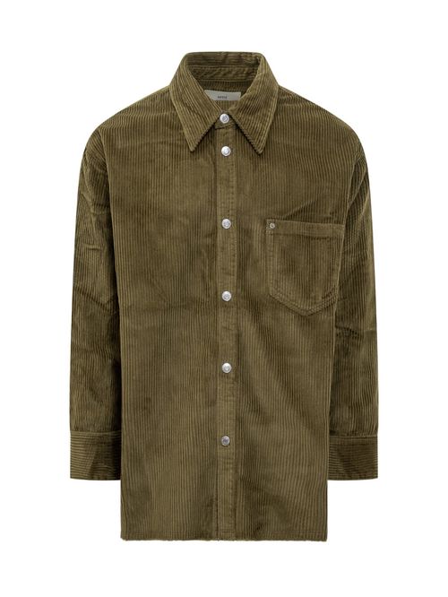 Green Regular Solid Shirt