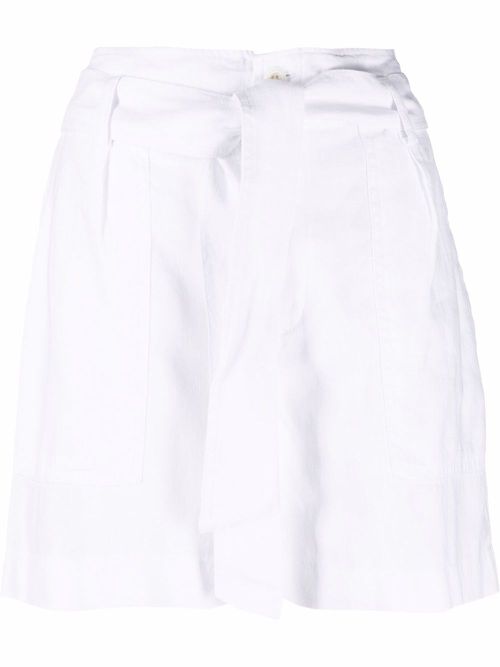 Daviana tied shorts - White