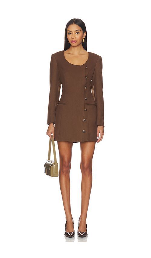 ASTR the Label Kassandre Dress in Brown. XS. Also in L, M