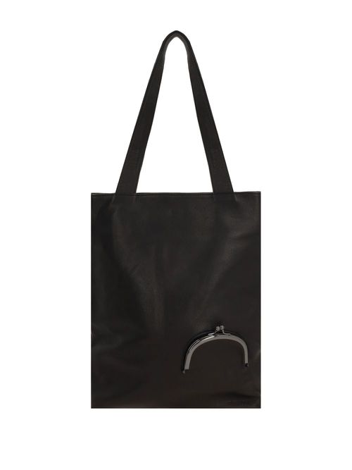 Clasp tote bag - Black