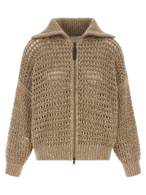 Dazzling Cardigan — Beige