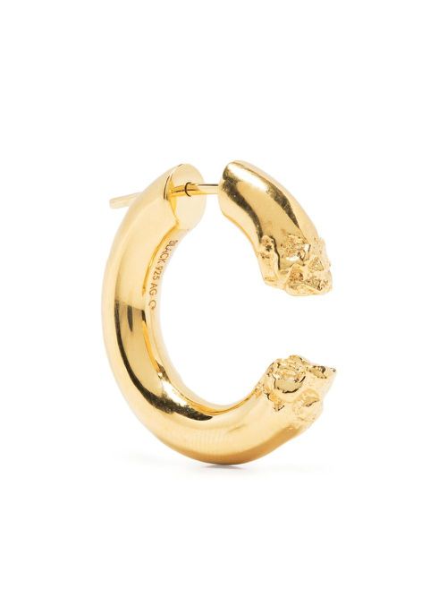 Terra 24 textured hoop earring - Gold