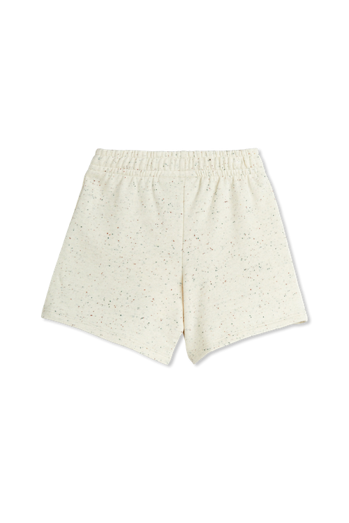 Mini Rodini Cotton Shorts, Unisex, Cream
