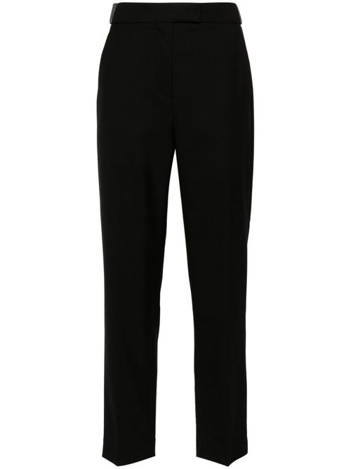 Tailored slim trousers - Black