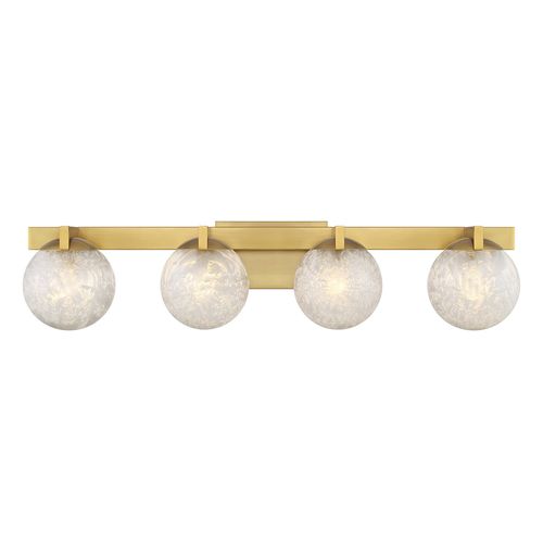 Darien 4-Light Bathroom Vanity Light in Warm Bra