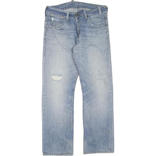 LEVI'S 523 Mens Jeans Light Blue Regular Straight Denim Medium W36 L30 Classic