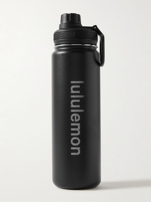 Men - Back to Life Logo-Print Stainless Steel Water Bottle, 710ml