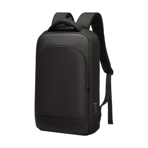 TEMU Sac à Dos Léger et Anti-Vol pour Ordinateur Portable 15,6 Pouces - Coque Dure en Nylon Approuvé TSA, Bretelles Ergonomiques Rembourrées, Voyage