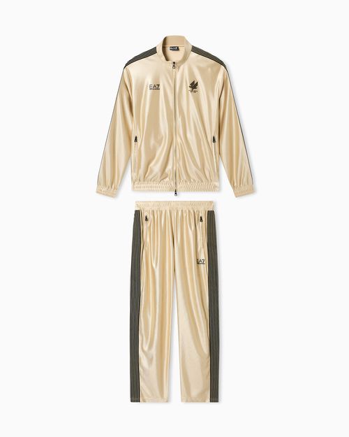 Soccer technical-fabric tracksuit