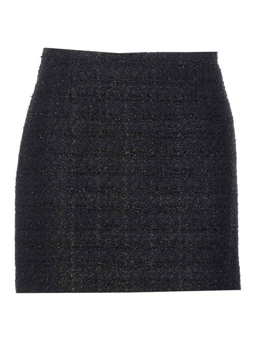 Black Boucle Skirt