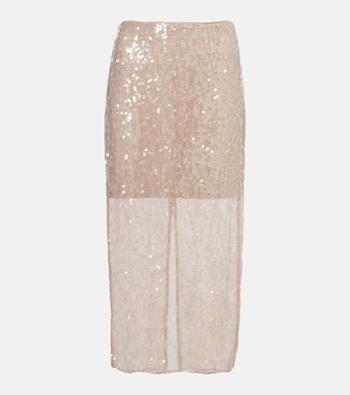 Allora sequined midi skirt