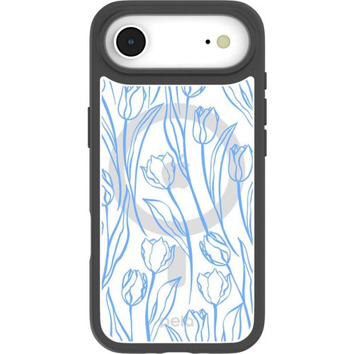 Clear Tulip Dreams iPhone Air Case With Noir Ridge MagSafe included