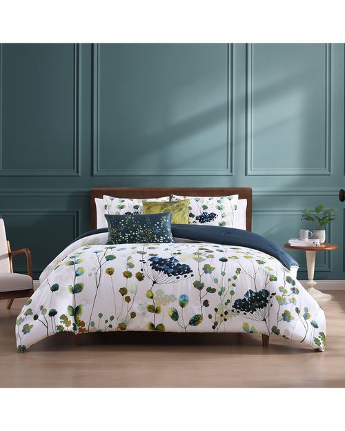 Abstract Vines Reversible Comforter Set