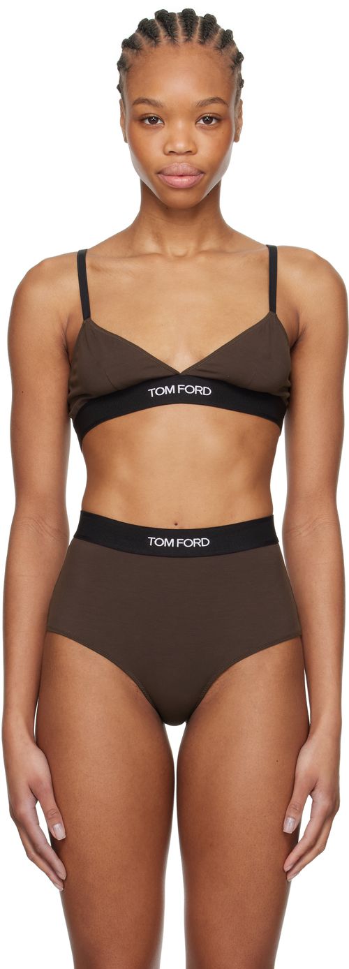 TOM FORD Brown Modal Signature Bra