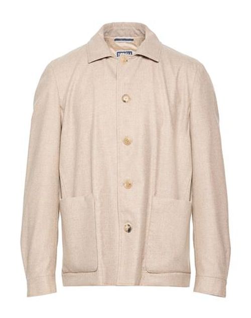 Man Jacket Beige Size 40 Wool, Silk, Cashmere