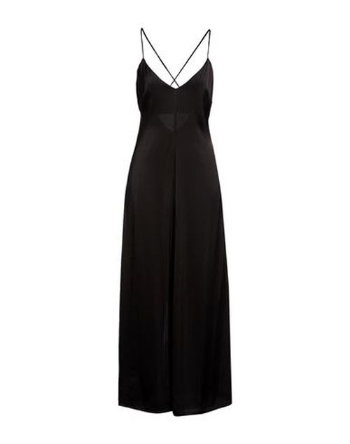 Woman Maxi dress Black Size 12 Viscose