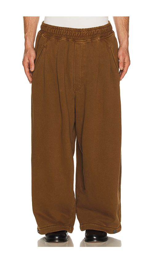 Art Community Triptych Sweatpant in Brown. - L also in M, S, XL/1X
