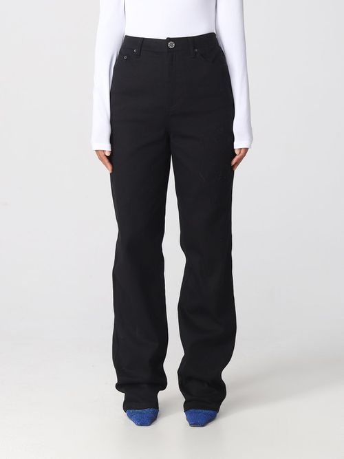 Jeans Woman color Black