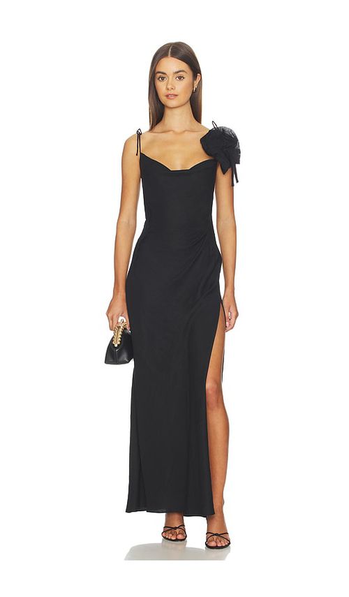 Mother of All Etta Dress in Black. - L also in M