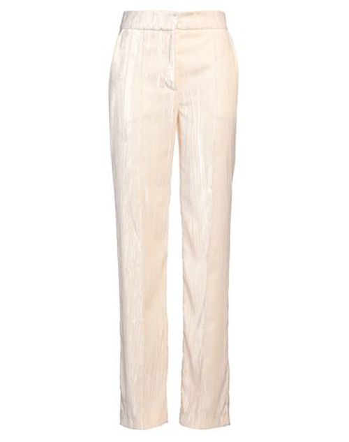 Love Edition Woman Pants Ivory Size 4 Polyester