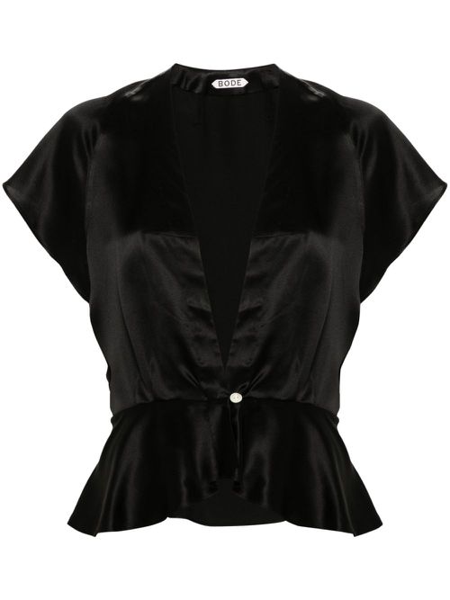 Freya silk blouse - Black
