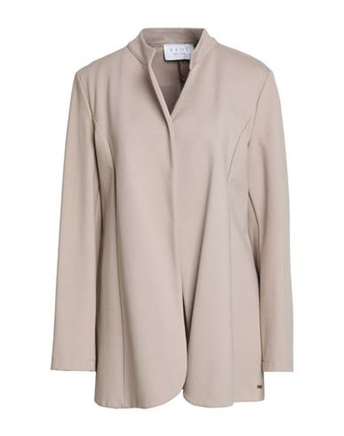 Woman Jacket Taupe Size 12 Viscose, Polyamide, Elastane