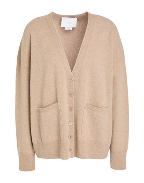 Vanisé Woman Cardigan Sand Size 10 Cashmere