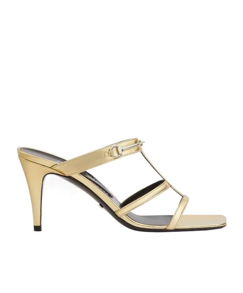 75mm horsebit-detail leather sandals