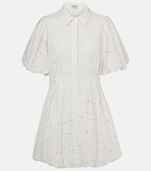 Cleo broderie anglaise cotton minidress