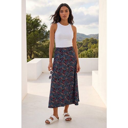 Roman Womens Stretch Midi Skirt - Multicolour