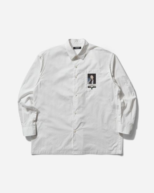 Men s Cotton Typewriter Shirt White