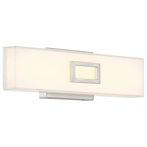 Restore 1-Light LED Bathroom Vanity Light in Brushed Stee