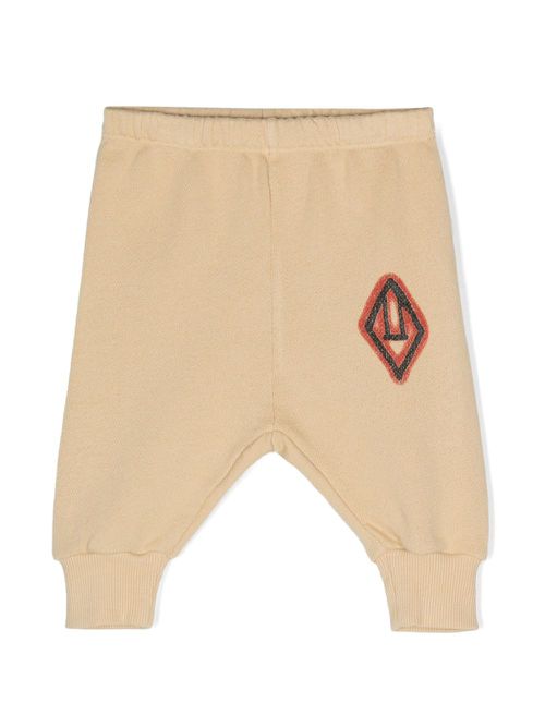Spray-paint effect track pants - Neutrals