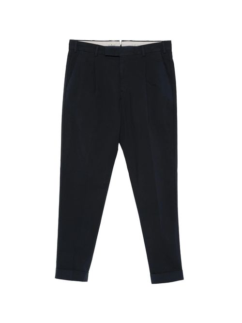 Pleated Rebel-Fit Trousers with Side and Back Pockets