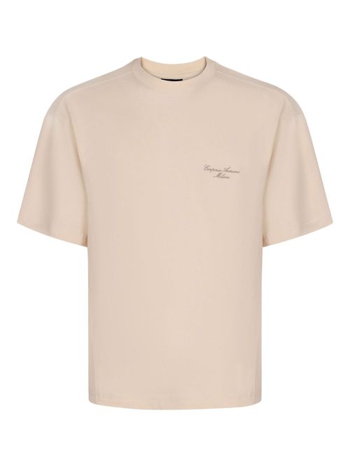 Emporio Armani logo-print T-shirt - Neutrals