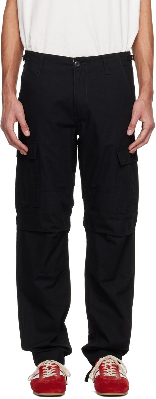 Black Aviation Cargo Pants