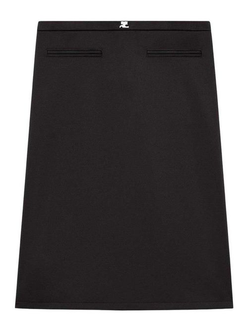 High -waisted tailoring skirt