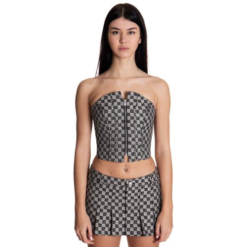 Monogram Corset Top