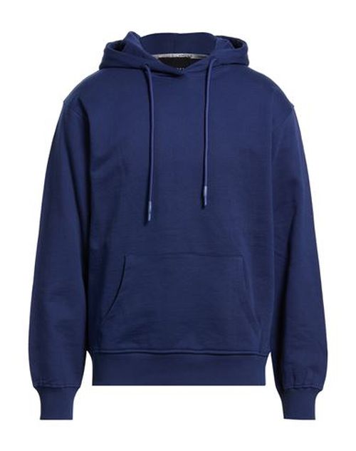 Man Sweatshirt Blue Size M Cotton