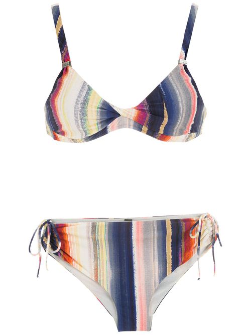 Marcela striped bikini set - Multicolour