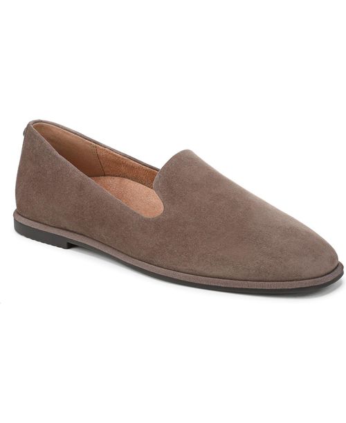 Womens Willa 2.0 Loafers - Driftwood suede leather